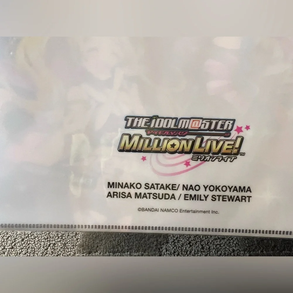 The Idolmaster / iDOLM@STER Million Live! Millionstars Clear File Folder Anime